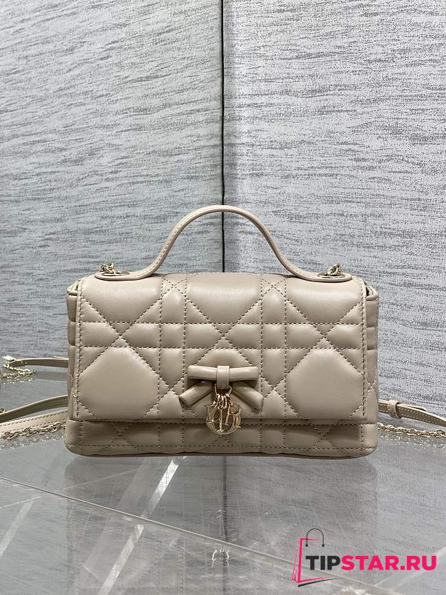 My Dior Mini Bag Cannage Lambskin Beige - 1