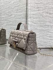 My Dior Mini Bag Cannage Lambskin Gray - 6