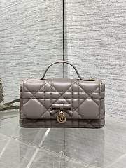 My Dior Mini Bag Cannage Lambskin Gray - 4