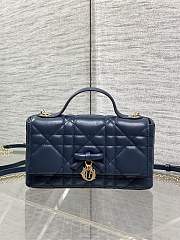 My Dior Mini Bag Cannage Lambskin Navy Blue - 1