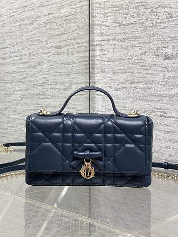 My Dior Mini Bag Cannage Lambskin Navy Blue