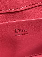 My Dior Mini Bag Cannage Lambskin Red - 4
