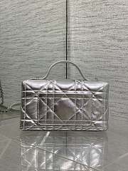 My Dior Mini Bag Cannage Lambskin Silver - 5