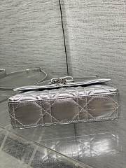 My Dior Mini Bag Cannage Lambskin Silver - 3