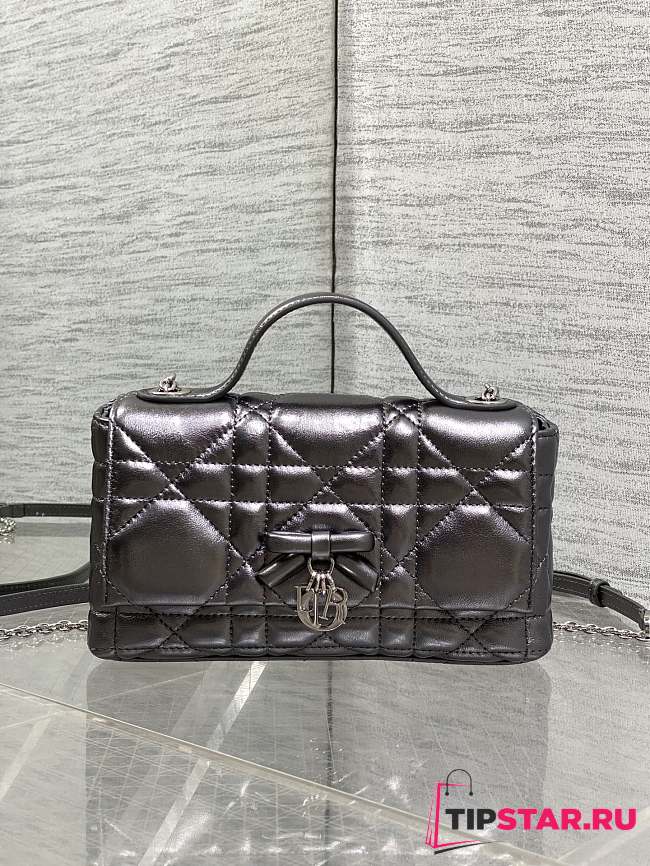 My Dior Mini Bag Cannage Lambskin Black - 1