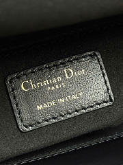 Dior Small Lady Dior Bag with Strap Black - 2