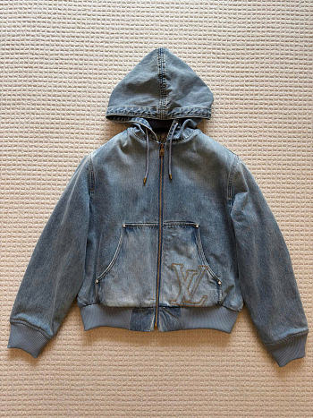 Louis Vuitton Hooded Workwear Denim Blouson