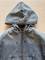 Louis Vuitton Hooded Workwear Denim Blouson - 6
