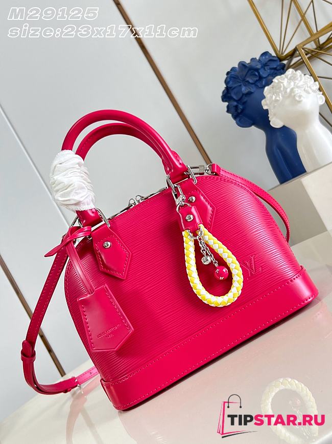 Louis Vuitton Alma BB Epi Rainbow Bag Rose Miami Pink - 1