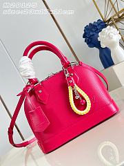 Louis Vuitton Alma BB Epi Rainbow Bag Rose Miami Pink - 1