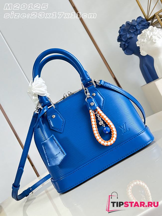 Louis Vuitton Alma BB Epi Rainbow Bag Ocean Blue - 1