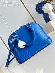 Louis Vuitton Alma BB Epi Rainbow Bag Ocean Blue - 5