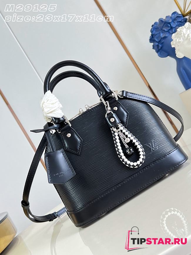 Louis Vuitton Alma BB Epi Rainbow Bag Black - 1