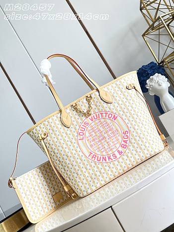 Louis Vuitton Neverfull MM bag Banana Yellow