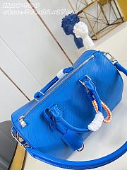 Louis Vuitton Speedy Soft 30 Cowhide leather in blue - 5