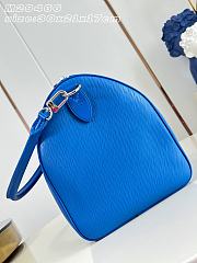 Louis Vuitton Speedy Soft 30 Cowhide leather in blue - 4