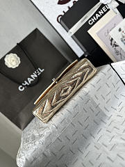 Chanel Clutch Bag In Gold Color Silver Hardware - 6