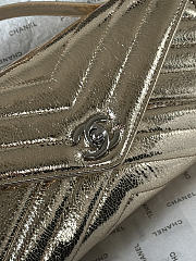 Chanel Clutch Bag In Gold Color Silver Hardware - 2