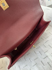 Chanel Clutch Bag In Burgundy Color - 3