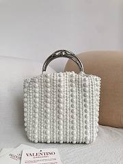 Valentino Pearl top-handle clutch bag - 1