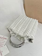 Valentino Pearl top-handle clutch bag - 5