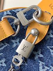 Louis Vuitton Speedy 30 Bandouliere Denim Blue - 6