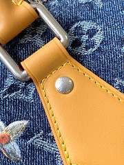 Louis Vuitton Speedy 30 Bandouliere Denim Blue - 5