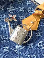 Louis Vuitton Speedy 30 Bandouliere Denim Blue - 3