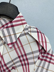 Burberry Plaid shirt dress pink - 5