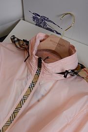 Burberry Short Nylon Blackpool Parka Pink - 4
