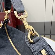 Gucci Brera small crossbody bag grey and black GG canvas - 2