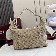 Gucci Brera small crossbody bag sand and brown GG canvas - 1