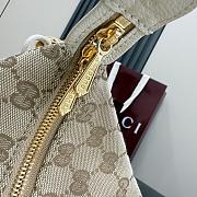 Gucci Brera small crossbody bag sand and brown GG canvas - 3