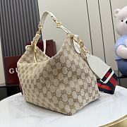 Gucci Brera small crossbody bag sand and brown GG canvas - 2