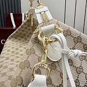 Gucci Brera large crossbody bag sand and brown GG canvas - 5
