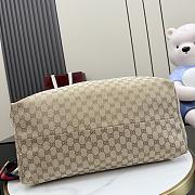 Gucci Brera large crossbody bag sand and brown GG canvas - 2