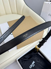 Celine Triomphe Belt In Smooth Calfskin With Gold Finish 2.5 cm - 6