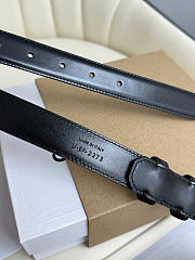 Celine Triomphe Belt In Smooth Calfskin With Gold Finish 2.5 cm - 2