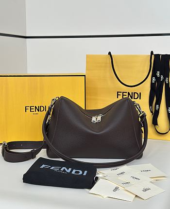 Fendi Lui Medium Dark Brown leather bag