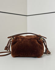 Fendi Mamma Baguette Mini Brown shearling bag - 6