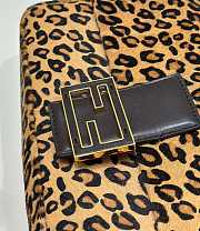 Fendi Baguette Printed cavallino calfskin bag brown size 27 cm - 6