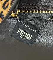 Fendi Baguette Printed cavallino calfskin bag brown size 27 cm - 2