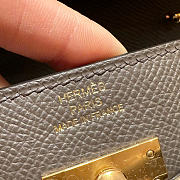 Hermes Kelly To Go Epsom Etain Bag - 4