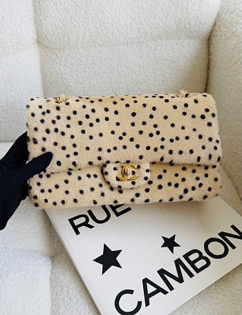 Chanel Métiers d'Art 2026 Leopard Classic Flap Bag Light Beige & Black