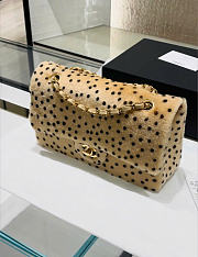 Chanel Métiers d'Art 2026 Leopard Classic Flap Bag Light Beige & Black - 6