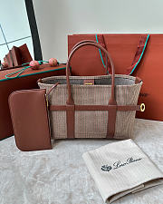 Loro Piana Ghiera Shopper Small Oak Color - 1