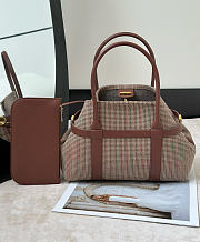 Loro Piana Ghiera Shopper Small Oak Color - 5