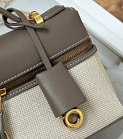 Loro Piana Extra Bag L23 Lunch Box Bag Taupe Grey - 6