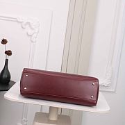 Chanel Spring Summer 2026 Small Shopping Bag Burgundy - 6