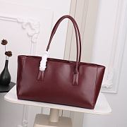 Chanel Spring Summer 2026 Small Shopping Bag Burgundy - 4